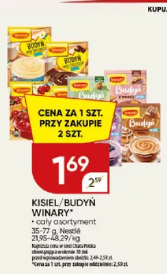 Kisiel Winiary promocja w Chata Polska