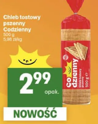 Chleb tostowy pszenny promocja w Delikatesy Centrum