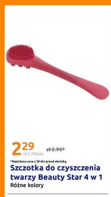 Szczotka do czyszczenia twarzy Beauty Star 4 w 1 promocja w Action