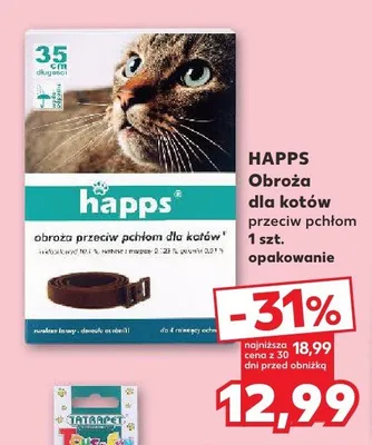 Obroża dla kotów przeciw pchłom promocja w Kaufland