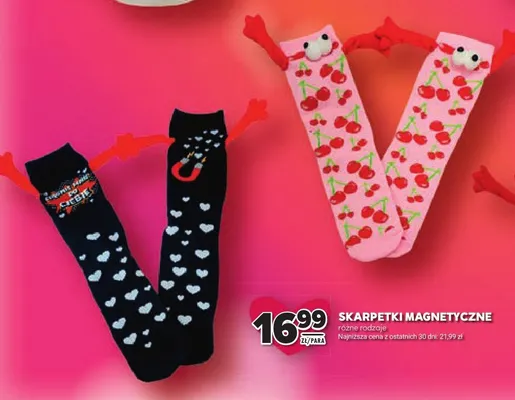 Skarpetki magnetyczne różne rodzaje promocja w Stokrotka