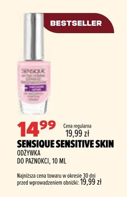 Odżywka do paznokci Sensique Sensitive Skin promocja w Drogerie Natura