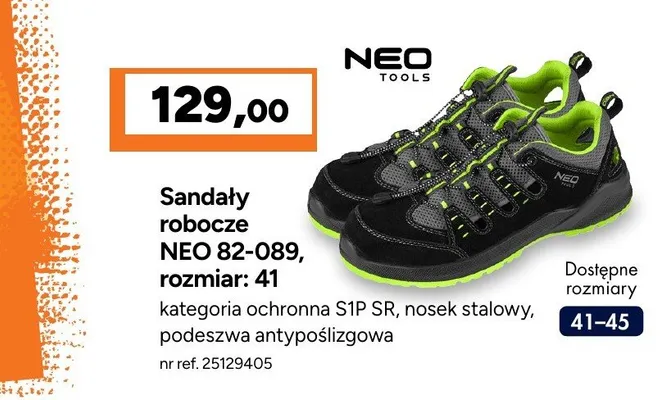 Sandały robocze NEO Tools 82-089 promocja w Bricoman