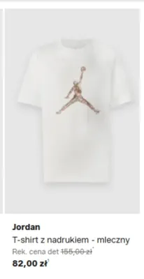 T-shirt z nadrukiem Jordan - mleczny promocja w Lounge by Zalando
