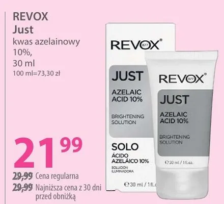 Kwas azelainowy 10% Just promocja w Hebe