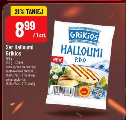 Ser Halloumi Grikios promocja w POLOmarket