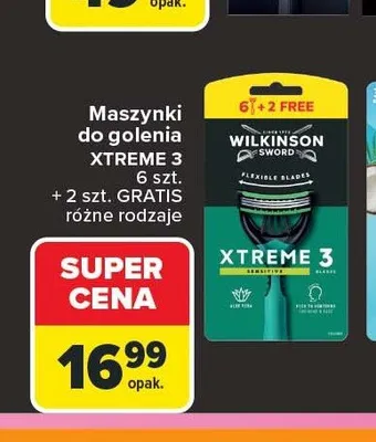 Maszynka do golenia Wilkinson Sword Xtreme 3 promocja w Carrefour