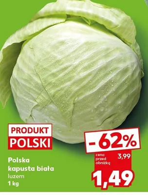 Kapusta biała luzem promocja w Kaufland