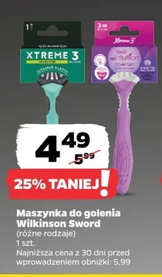 Maszynka do golenia Wilkinson Sword promocja w Netto