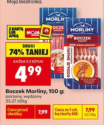 Boczek parzony promocja w Biedronka