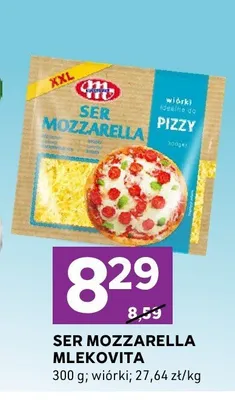 Ser Mozzarella wiórki Mlekovita promocja w Stokrotka