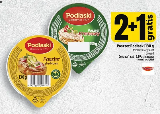 Pasztet kremowy Podlaski promocja w TOPAZ