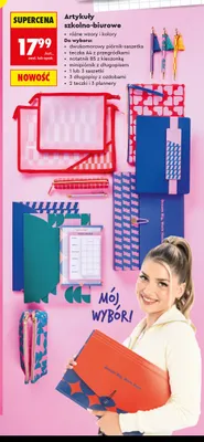 Notatnik B5 z kieszonką Kayet promocja w Biedronka