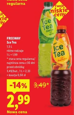 Ice Tea Freeway promocja w Lidl