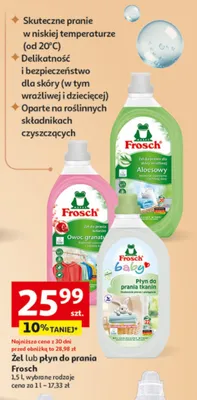 Żel lub płyn do prania wybrane rodzaje promocja w Auchan