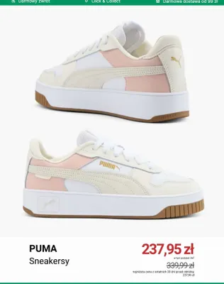 Sneakersy Puma promocja w Deichmann