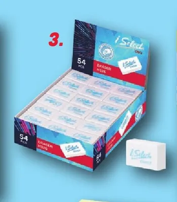 Gumka biała Deli iSelect promocja w Selgros