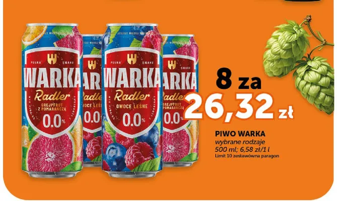 Piwo Warka promocja w ABC