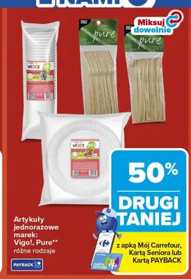 Kubki jednorazowe Vigo! promocja w Carrefour Market