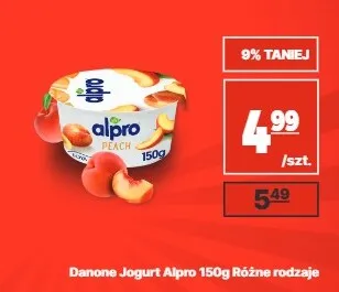 Jogurt roślinny Alpro brzoskwiniowy promocja w API Market