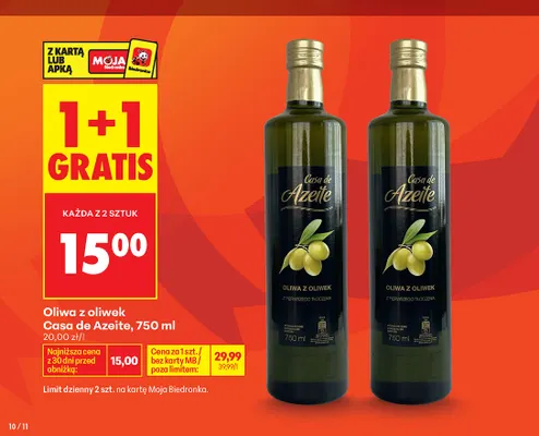 Oliwa z oliwek Casa de Azeite promocja w Biedronka