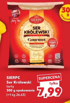 Ser żółty tarty Sierpc Królewski Gourmet promocja w Kaufland