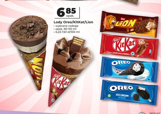 Lody rożek KitKat promocja w Odido