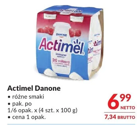 Actimel Danone promocja w Makro