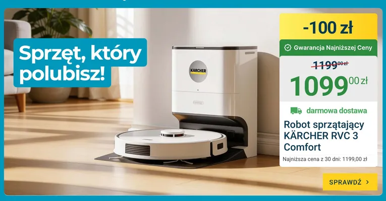 Robot sprzątający Kärcher RVC 3 Comfort promocja w ERLI