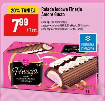 Rolada lodowa Finezja Amore Gusto promocja w POLOmarket