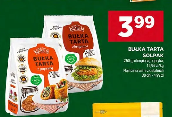 Bułka tarta z papryką Kuchelia promocja w Stokrotka