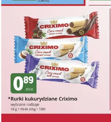 Rurki kukurydziane Criximo promocja w Marketvita