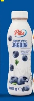 Jogurt pitny jagoda Pilos promocja w Lidl
