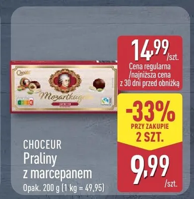 Praliny z marcepanem promocja w Aldi