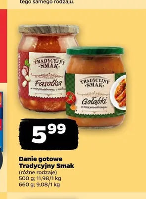 Danie gotowe Tradycyjny Smak Fasolka promocja w Netto