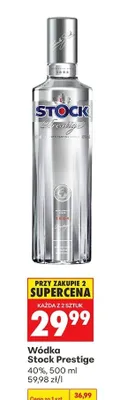 Wódka Stock Prestige promocja w Biedronka