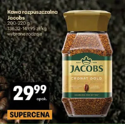 Kawa rozpuszczalna Jacobs promocja w Delikatesy Centrum