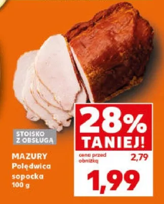 Mazury polędwica z ogrodką promocja w Kaufland