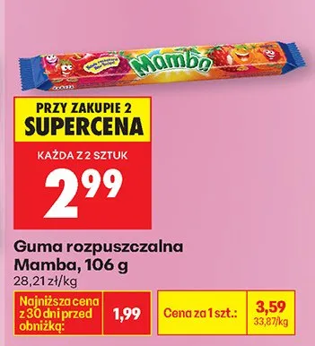 Guma rozpuszczalna promocja w Biedronka