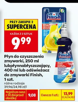 Płyn do czyszczenia zmywarki Finish promocja w Biedronka