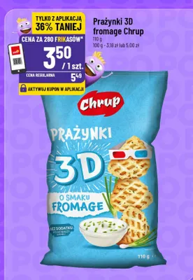 Prażynki 3D fromage Chrup promocja w POLOmarket