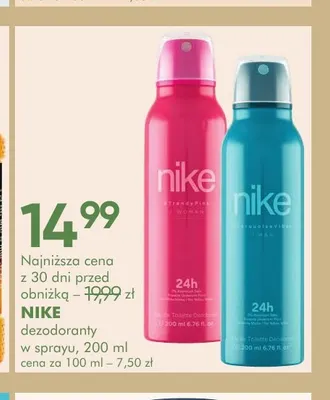 Dezodorant w sprayu Nike promocja w Super-Pharm