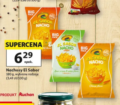 Nachosy El Sabor Chili promocja w Auchan