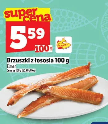 Brzuszki z łososia Elmar 100 g promocja w TOPAZ