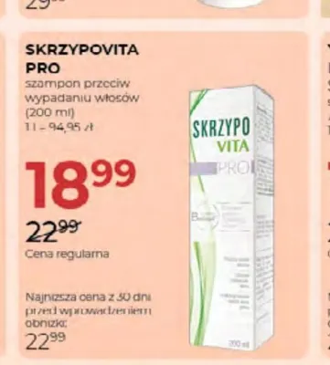 Szampon przeciw wypadaniu włosów Skrzypovita Pro promocja w Drogerie Jawa