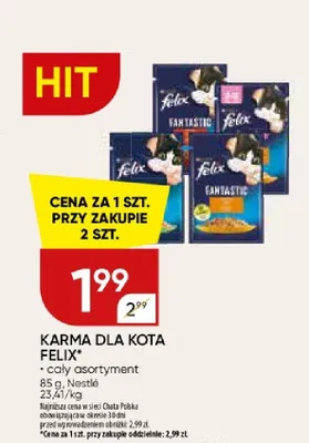 Karma dla kota Felix Fantastic promocja w Chata Polska