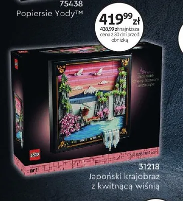 Klocki LEGO 31218 Japoński krajobraz z kwitnącą wiśnią promocja w Empik