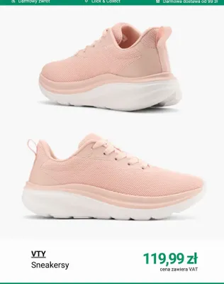 Sneakersy VTY promocja w Deichmann