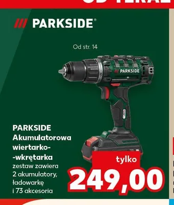 Akumulatorowa wiertarko-wkrętarka Parkside promocja w Kaufland