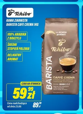 Kawa ziarnista Tchibo Barista Cafe Crema promocja w RTV EURO AGD